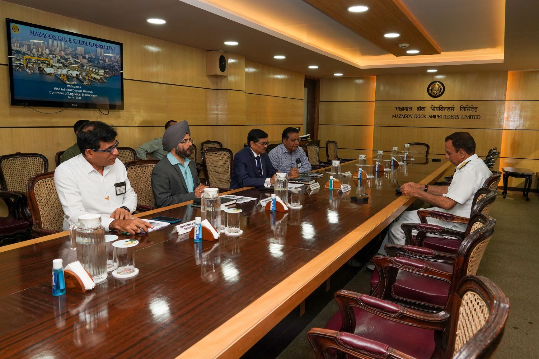 Visit of VADM Deepak Kapoor Controller of Logistics (COL) - 4th Jan 2023123